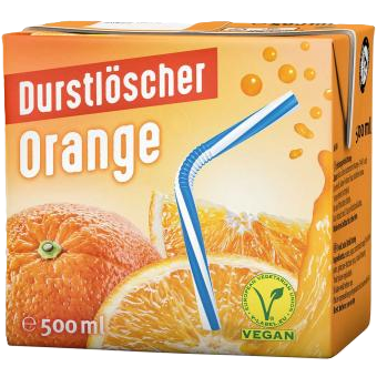 Durstlöscher Orange 0,5l TP PF