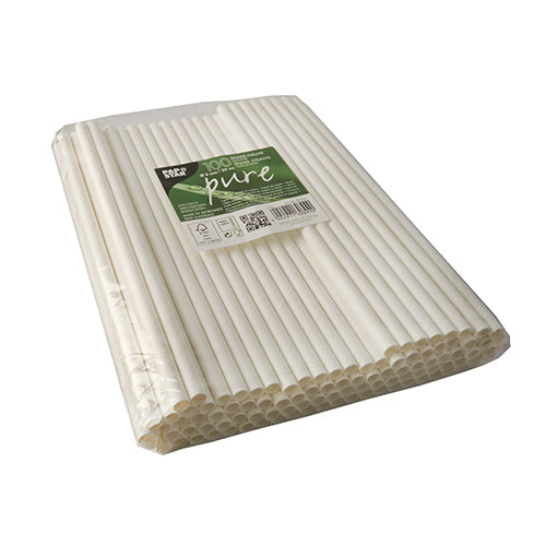 Papiertrinkhalme w. 25cm 100St