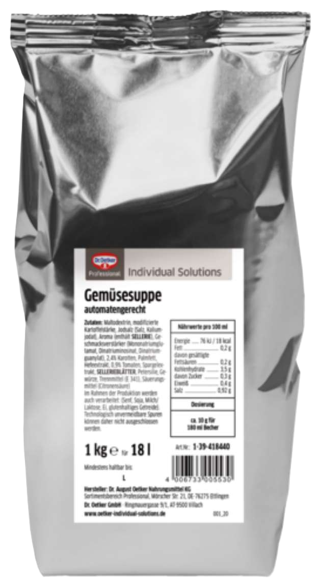 Dr. Oetker Gemüsesuppe 1KG