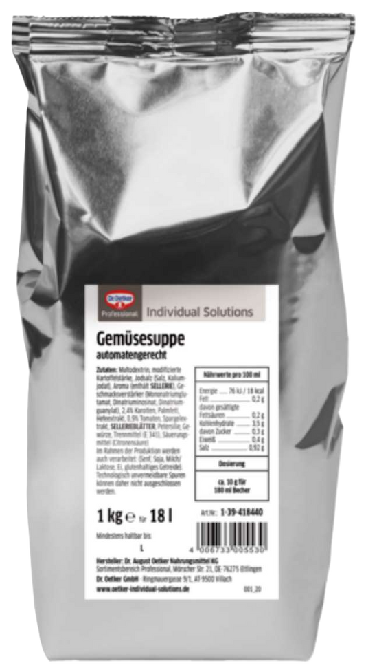 Dr. Oetker Gemüsesuppe 1KG