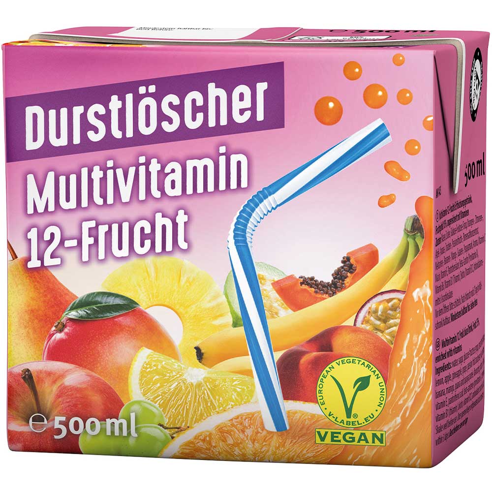 Durstlöscher Multivitamin 0,5l Pfandfrei