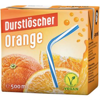 Durstlöscher Orange 0,5l Pfandfrei