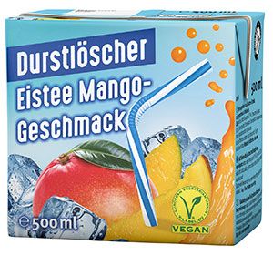 Durstlöscher Eistee Mango 0,5l Pfandfrei