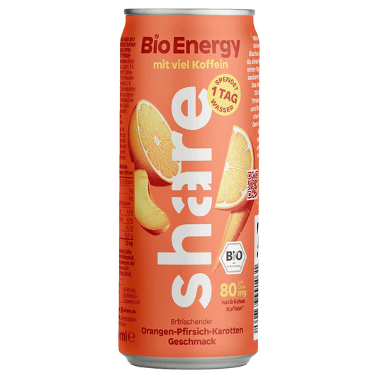 Share Energy Orange-Pfirsich 0,25l Dose Einweg