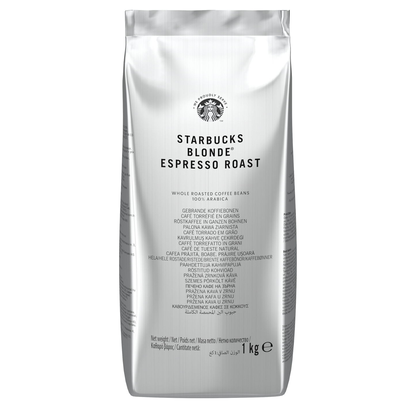 Starbucks Blonde Bohne 1kg