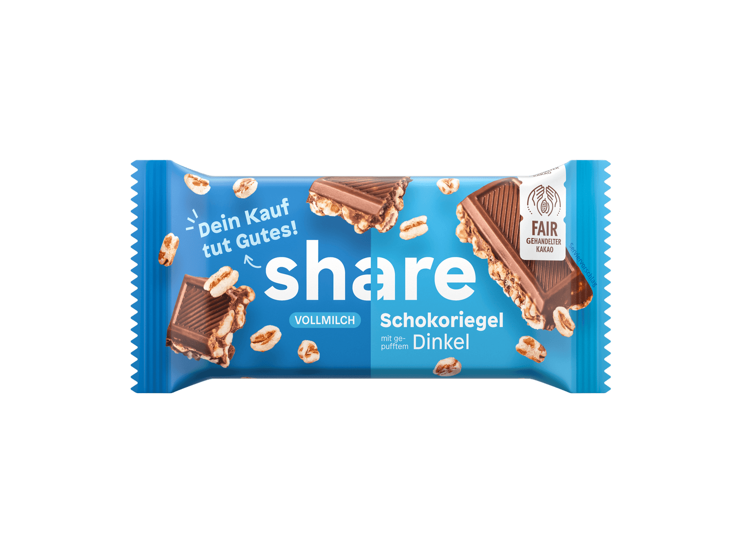 Share Schoko-Dinkel Riegel 45g