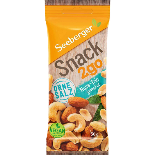 Snack2Go NussTrio ohne Salz50g